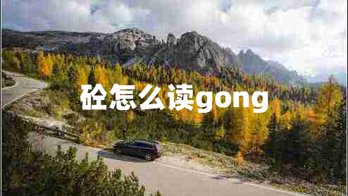 砼怎么读gong