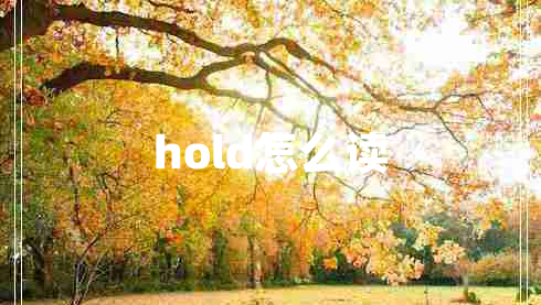 hold怎么读