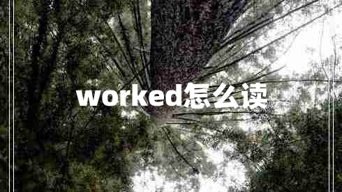 worked怎么读