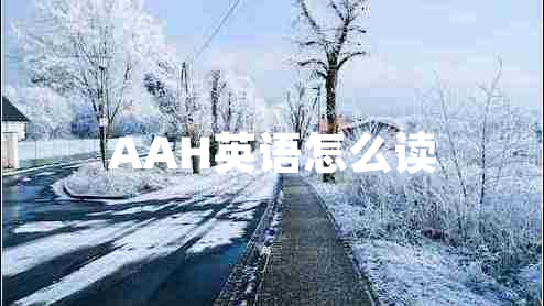 AAH英语怎么读