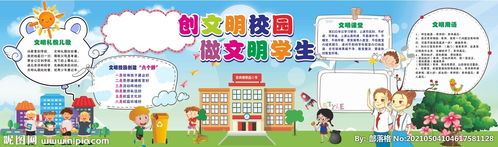 创作文明校园争做文明中学生