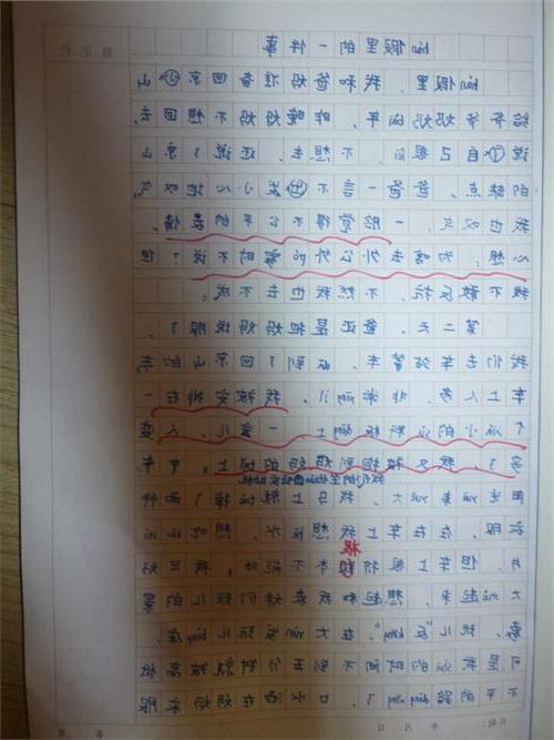 校园里两件事的作文300字