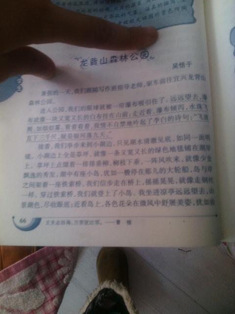 校园里的某一处景物作文200字