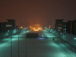 作文,夜景,下雪,校园