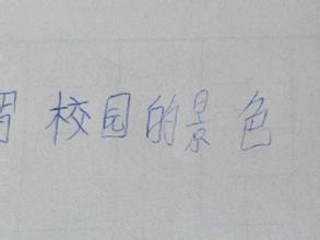 我的校园写作文350字