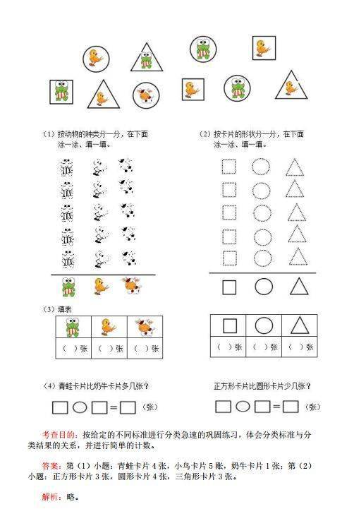 小学1级数学基础知识