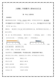 二级上册数学基础知识点