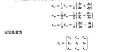 应变张量基础知识