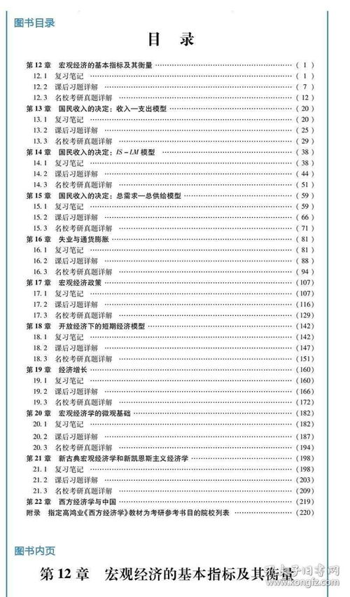 高鸿业西方经济学基础知识点