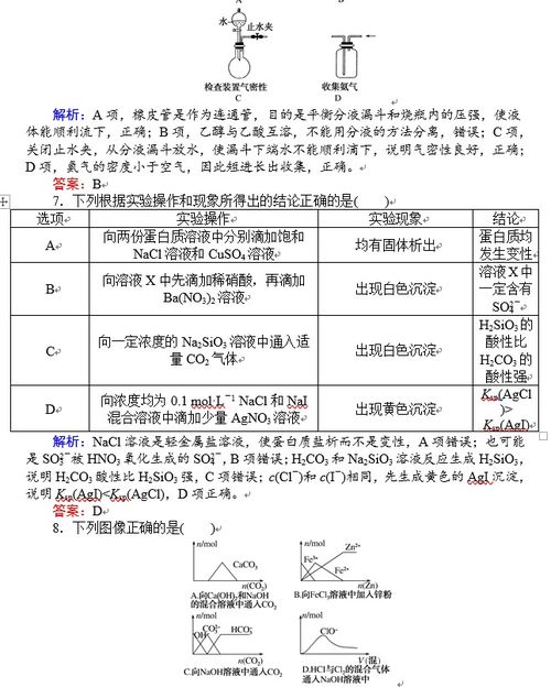 化学检验基础理论知识点